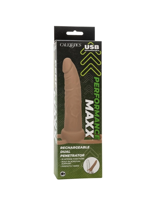 CALIFORNIA EXOTICS - PERFORMANCE MAXX DUAL PENETRATOR, HELLE HAUT