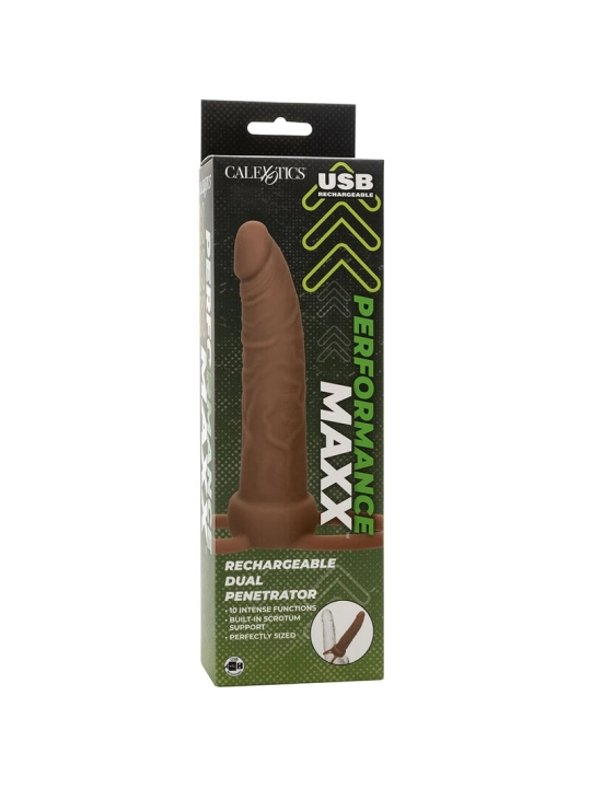 CALIFORNIA EXOTICS - PERFORMANCE MAXX DUAL-PENETRATOR, BRAUN