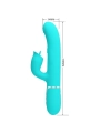 Kaninchenvibrator mit Leckendem Aquagrün von Pretty Love Flirtation