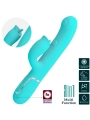 Kaninchenvibrator mit Leckendem Aquagrün von Pretty Love Flirtation