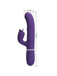 Kaninchenvibrator mit Lila Lecken von Pretty Love Flirtation