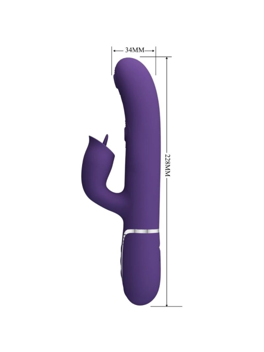 Kaninchenvibrator mit Lila Lecken von Pretty Love Flirtation