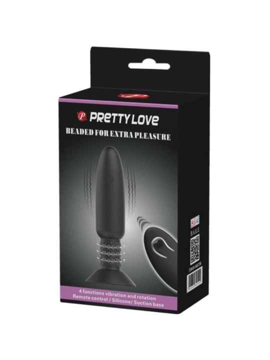 Stecker mit Vibration und Rotation von Pretty Love Bottom