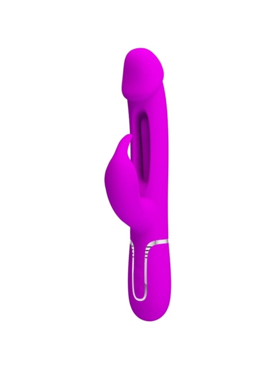 Dejon Rabbit Vibrator 3 in 1 Multifunktions Fucsia von Pretty Love Flirtation