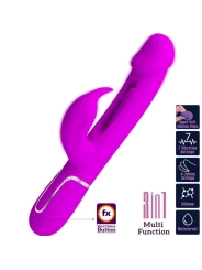 Dejon Rabbit Vibrator 3 in 1 Multifunktions Fucsia von Pretty Love Flirtation