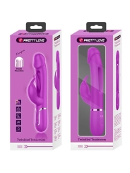 Dejon Rabbit Vibrator 3 in 1 Multifunktions Fucsia von Pretty Love Flirtation