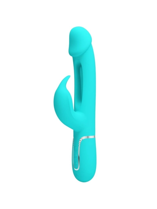 Dejon Rabbit Vibrator 3 in 1 Multifunktions-Aquagrün von Pretty Love Flirtation