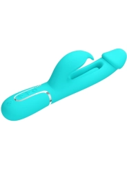 Dejon Rabbit Vibrator 3 in 1 Multifunktions-Aquagrün von Pretty Love Flirtation