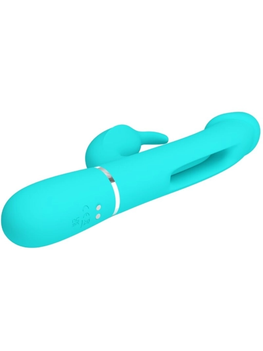 Dejon Rabbit Vibrator 3 in 1 Multifunktions-Aquagrün von Pretty Love Flirtation