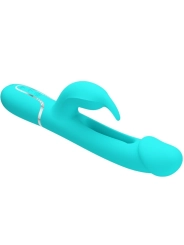 Dejon Rabbit Vibrator 3 in 1 Multifunktions-Aquagrün von Pretty Love Flirtation