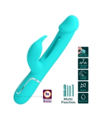 Dejon Rabbit Vibrator 3 in 1 Multifunktions-Aquagrün von Pretty Love Flirtation