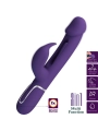 Kampas Rabbit 3 in 1 Multifunktionsvibrator mit Zunge Violett von Pretty Love Flirtation