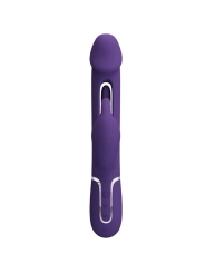 Kampas Rabbit 3 in 1 Multifunktionsvibrator mit Zunge Violett von Pretty Love Flirtation