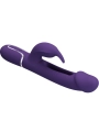 Kampas Rabbit 3 in 1 Multifunktionsvibrator mit Zunge Violett von Pretty Love Flirtation