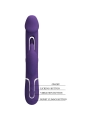 Kampas Rabbit 3 in 1 Multifunktionsvibrator mit Zunge Violett von Pretty Love Flirtation