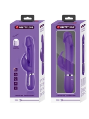 Kampas Rabbit 3 in 1 Multifunktionsvibrator mit Zunge Violett von Pretty Love Flirtation