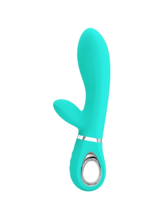 Thomas Multifunktions-G-Spot-Vibrator Aqua Green von Pretty Love Flirtation