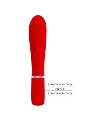 Prescott Multifunktions-G-Spot-Vibrator Rot von Pretty Love Flirtation