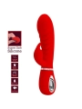 Prescott Multifunktions-G-Spot-Vibrator Rot von Pretty Love Flirtation