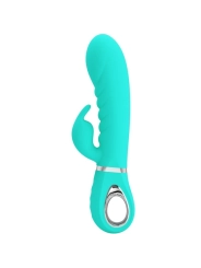 Prescott Multifunktions-G-Spot-Vibrator Aqua Green von Pretty Love Flirtation