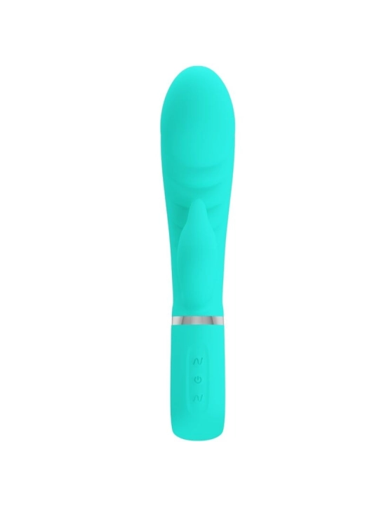 Prescott Multifunktions-G-Spot-Vibrator Aqua Green von Pretty Love Flirtation