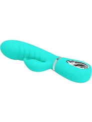 Prescott Multifunktions-G-Spot-Vibrator Aqua Green von Pretty Love Flirtation