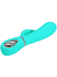 Prescott Multifunktions-G-Spot-Vibrator Aqua Green von Pretty Love Flirtation