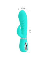 Prescott Multifunktions-G-Spot-Vibrator Aqua Green von Pretty Love Flirtation