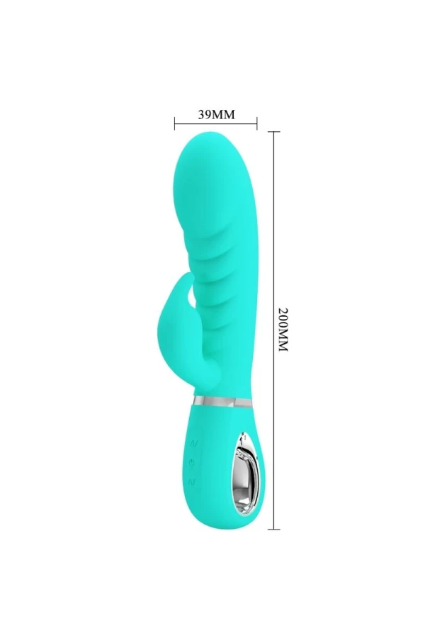 Prescott Multifunktions-G-Spot-Vibrator Aqua Green von Pretty Love Flirtation