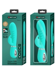 Prescott Multifunktions-G-Spot-Vibrator Aqua Green von Pretty Love Flirtation