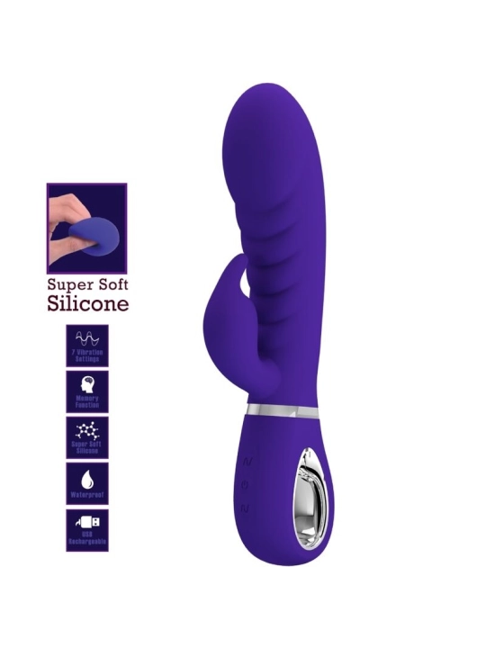 Prescott Multifunktions-G-Spot-Vibrator Lila von Pretty Love Flirtation