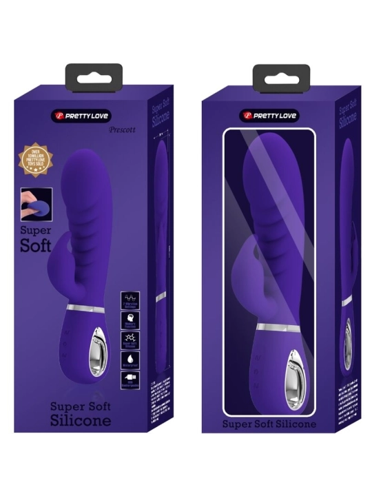 Prescott Multifunktions-G-Spot-Vibrator Lila von Pretty Love Flirtation