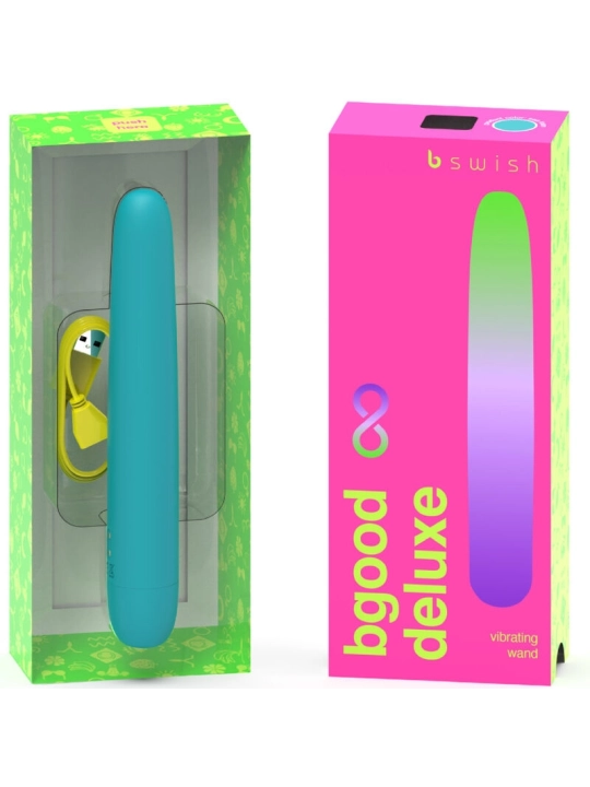 Bgood Infinite Deluxe Wiederaufladbarer Vibrator Blaues Silikon von B Swish