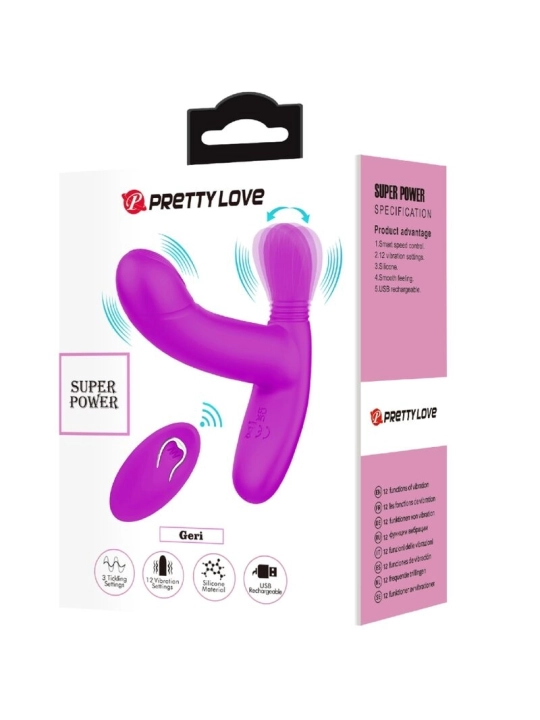 Geri Klitoris Massager Rosa Fernbedienung von Pretty Love Flirtation