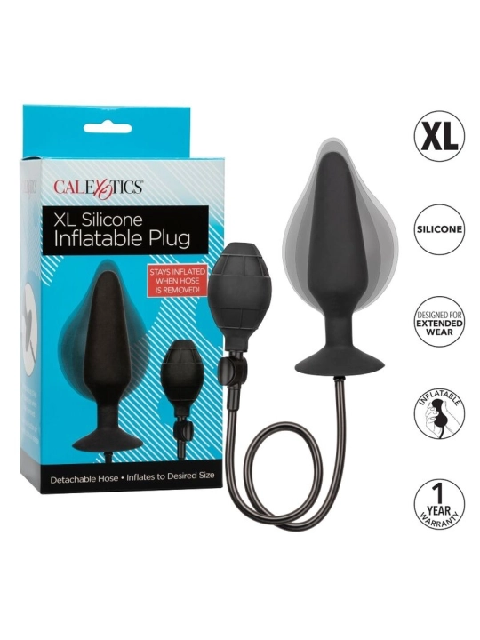 XL Silikon-Aufblasbarer Stecker von Calexotics