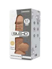 Model 1 Realistischer Penis Premium Silexpan Silikon Karamell 21.5 cm von Silexd