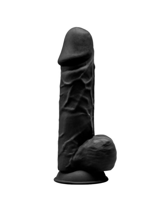 Model 1 Realistischer Penis Premium Silexpan Silikon Schwarz 21.5 cm von Silexd