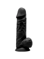 Model 1 Realistischer Penis Premium Silexpan Silikon Schwarz 21.5 cm von Silexd