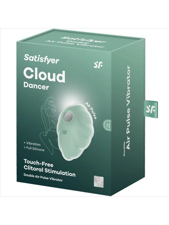 Cloud Dancer Green Air Pulse Vibrator von Satisfyer Air Pulse