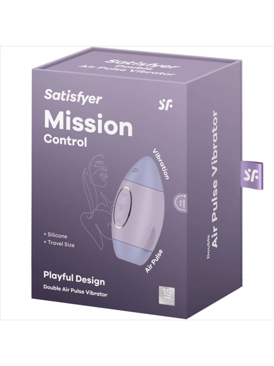 Mission Control Flieder Kleiner Doppelimpuls Vibrator von Satisfyer Vibrator