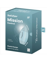 Mission Control Blauer Kleiner Doppelimpuls Vibrator von Satisfyer Vibrator