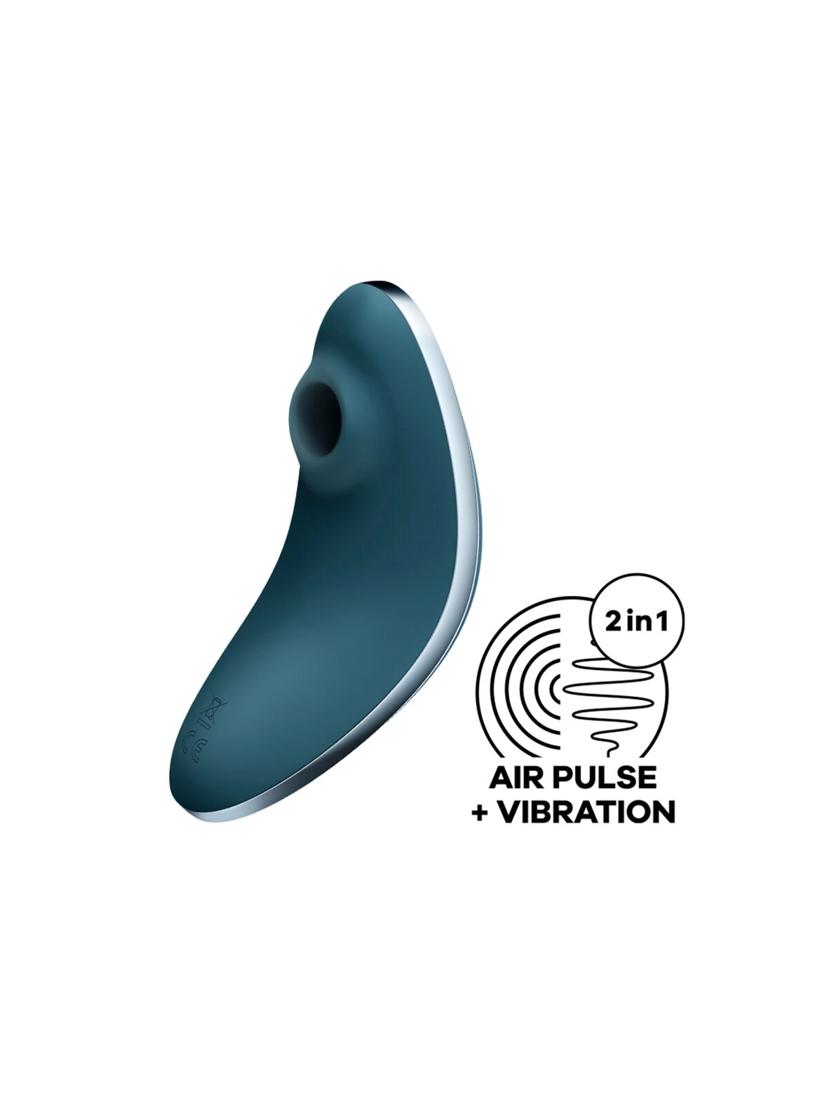 Vulva Lover 1 Luftpulsstimulator & Vibrator Blau von Satisfyer Air Pulse