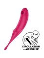 Twirling Pro Air Pulse Stimulator & Vibrator Rot von Satisfyer Air Pulse