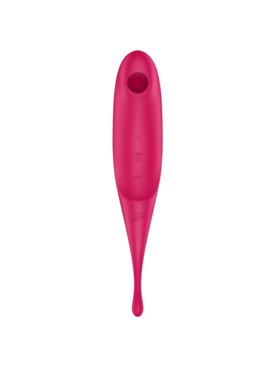 Twirling Pro Air Pulse Stimulator & Vibrator Rot von Satisfyer Air Pulse