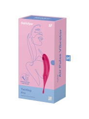 Twirling Pro Air Pulse Stimulator & Vibrator Rot von Satisfyer Air Pulse