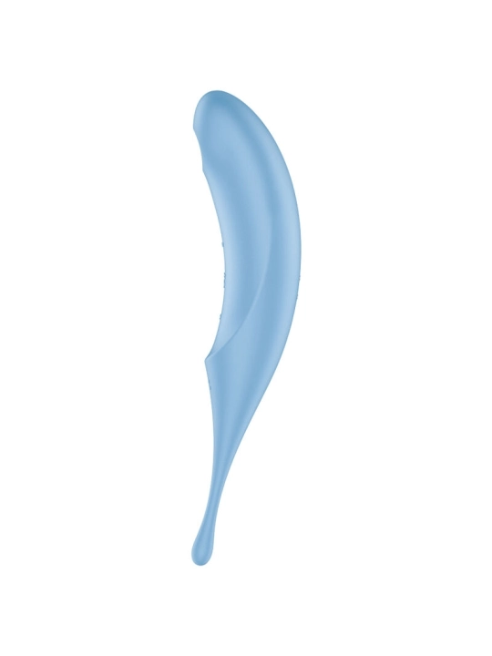 Twirling Pro Air Pulse Stimulator & Vibrator Blau von Satisfyer Air Pulse