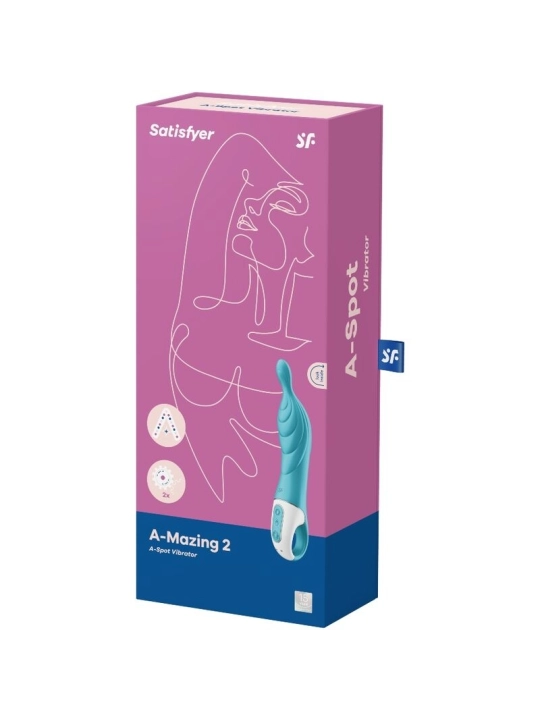 Amazing 2 Aspot Vibrator Türkis von Satisfyer Vibrator