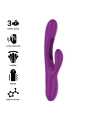 Apolo Wiederaufladbarer Multifunktionsvibrator 7 Vibrationen mit Lila Schwingender Zunge von Intense Fun