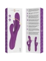 Apolo Wiederaufladbarer Multifunktionsvibrator 7 Vibrationen mit Lila Schwingender Zunge von Intense Fun