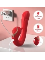 Delfin Vibrator Multiposition & Wärmeeffekt Rot von Armony Vibrators